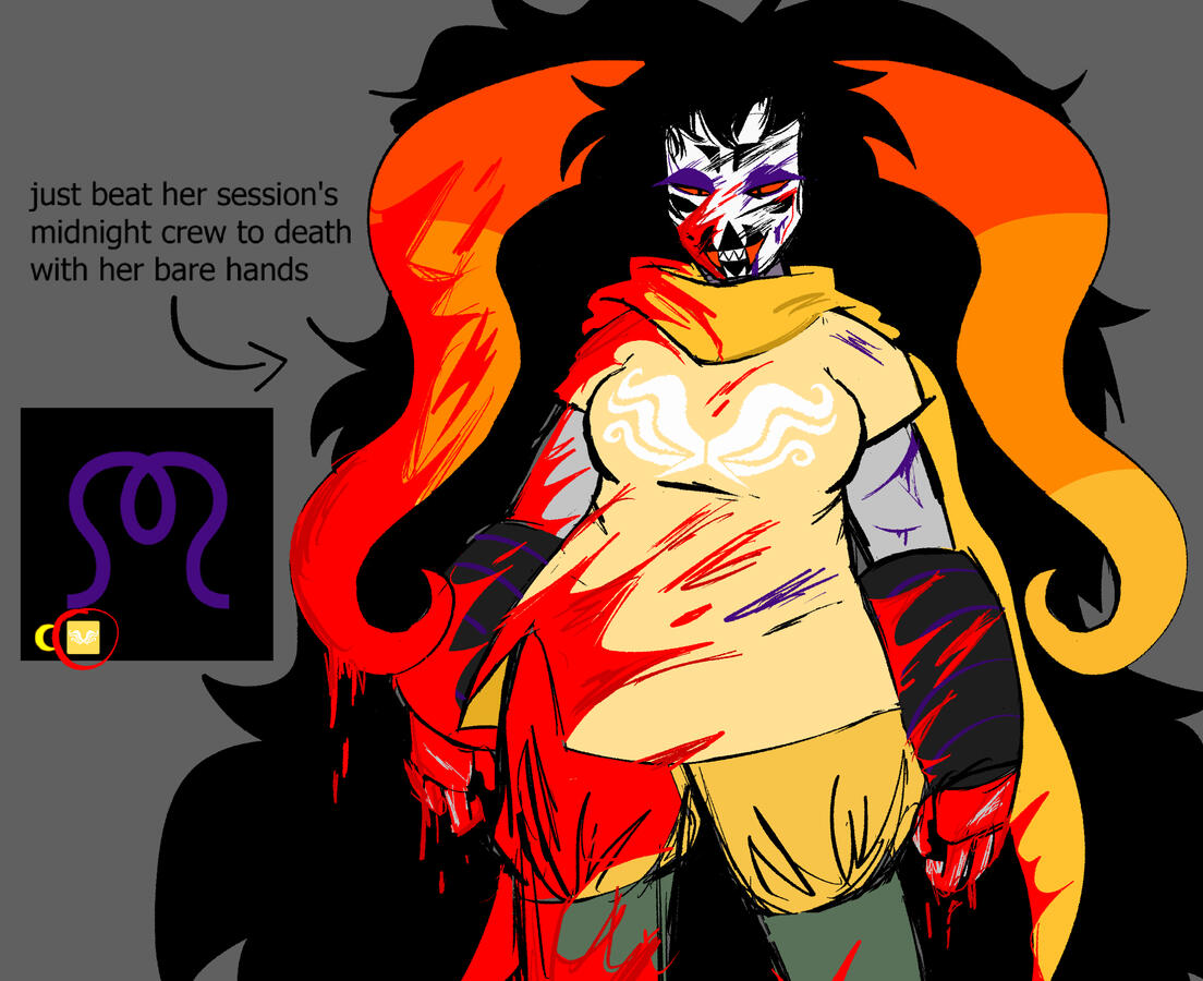 Character is Chahut Maenad from Hiveswap Friendsim