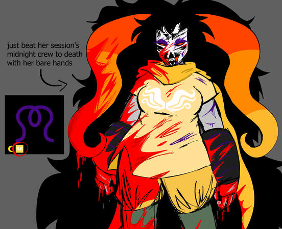 Character is Chahut Maenad from Hiveswap Friendsim Character is Chahut Maenad from Hiveswap Friendsim