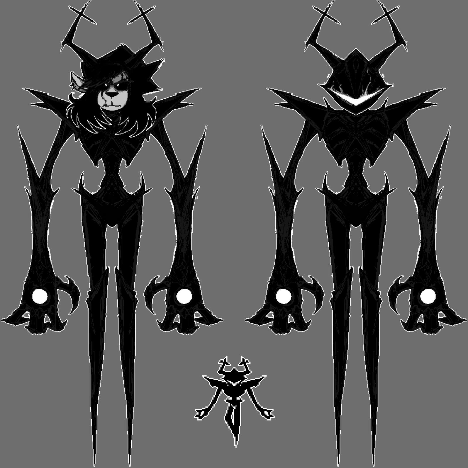 Design based on The Roaring Knight from DELTARUNE by Toby Fox