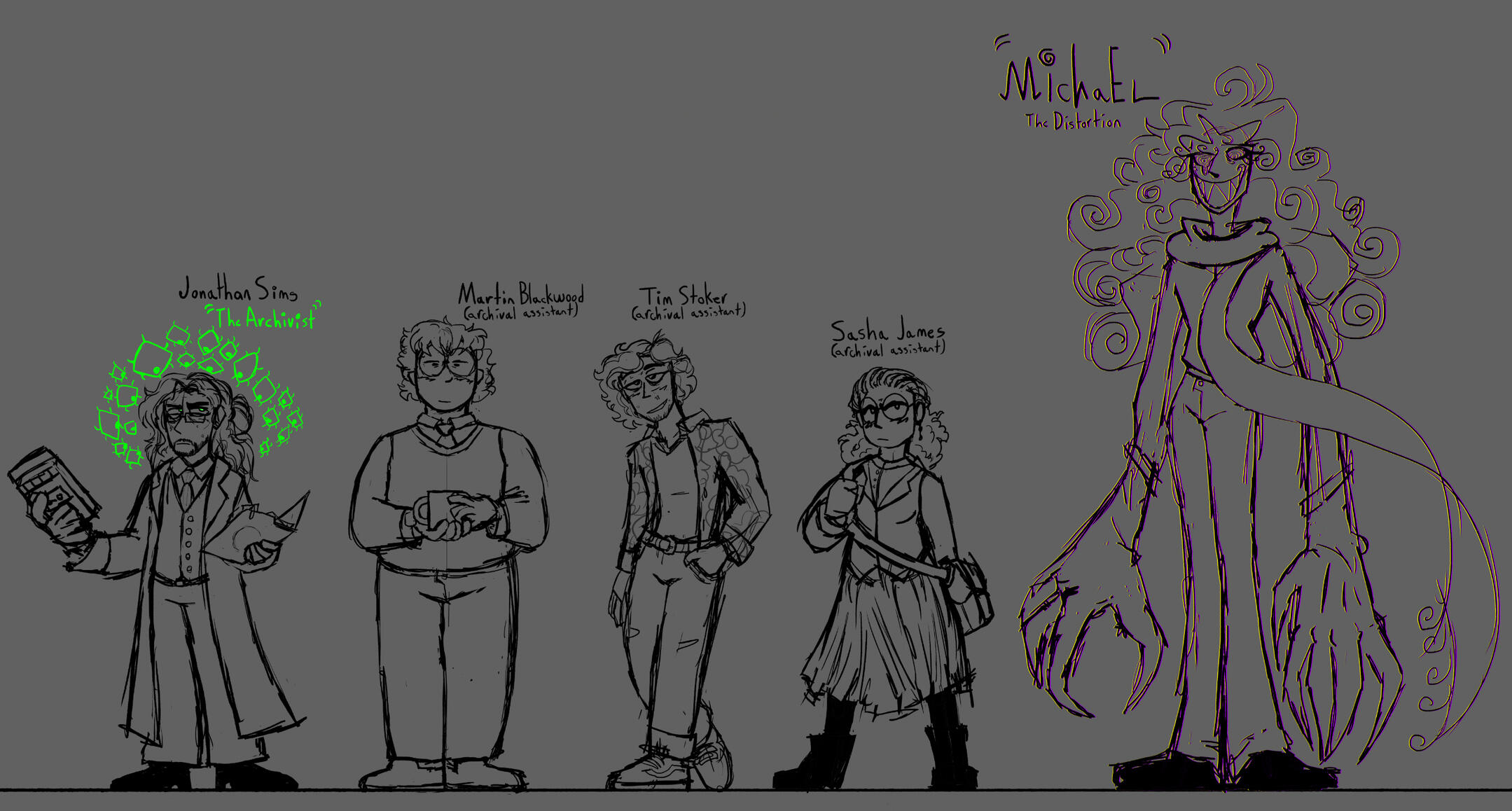 Designs based on The Magnus Archives