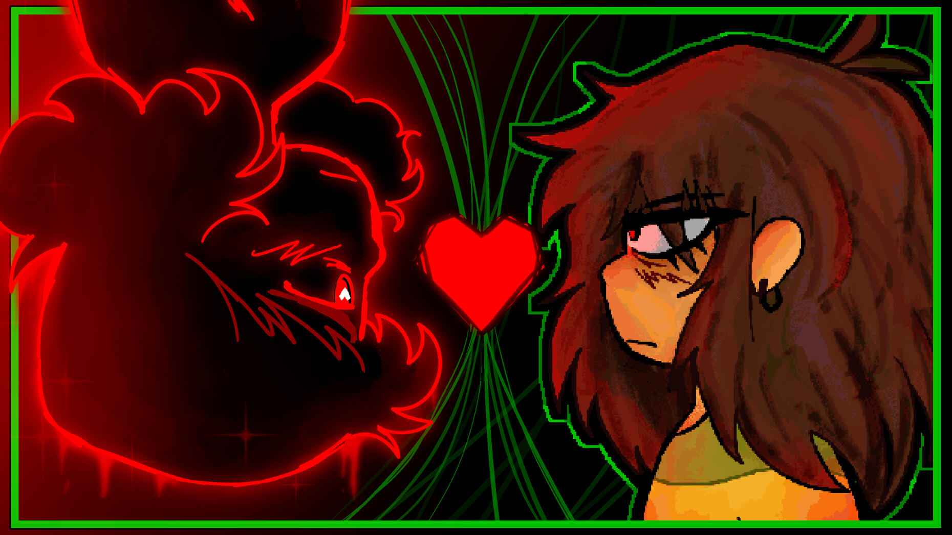 A Talk Between Cage and Player - DELTARUNE Animation
