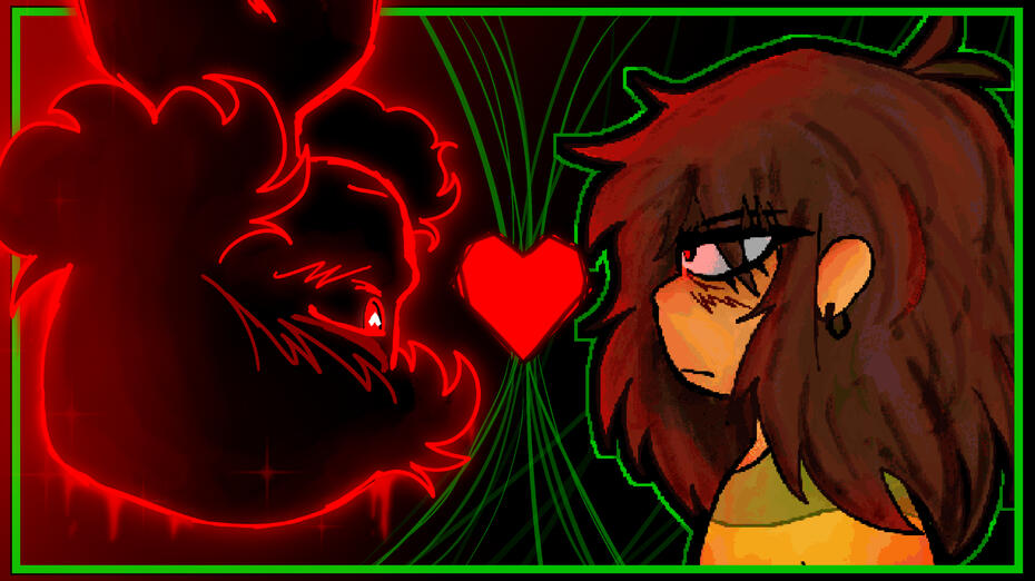A Talk Between Cage and Player - DELTARUNE Animation